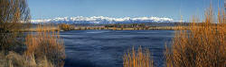 Frozen Pond Baker City - Wallowa Mountains Panorama