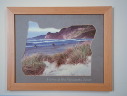 Beach horses at Manzanita Dunes - Oregon mat