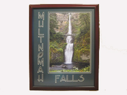 Enviro Font - Multnomah Falls Entire - Midnight Green mat