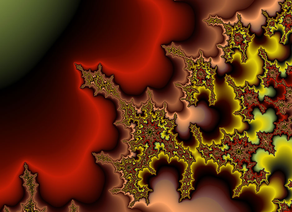 Buy this rendered Fractal picture - autumn leaves