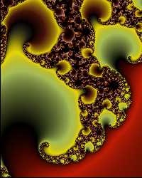 rendered picture - Fractal looks like Christmas ornament or a boot
