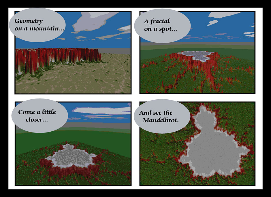 Buy this Mandelbrot Mountain Cartoon picture