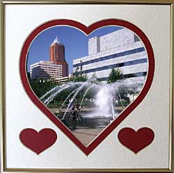 Salmon Street Fountain in Portland  Valentine Gift