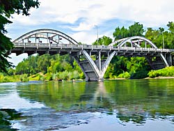 McCullough Bridge - Caveman Bridge in Grants Pass