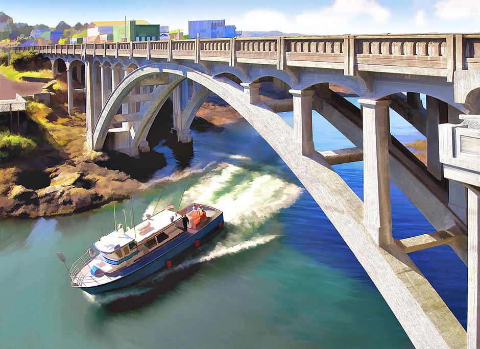 McCullough Bridge at Depoe Bay