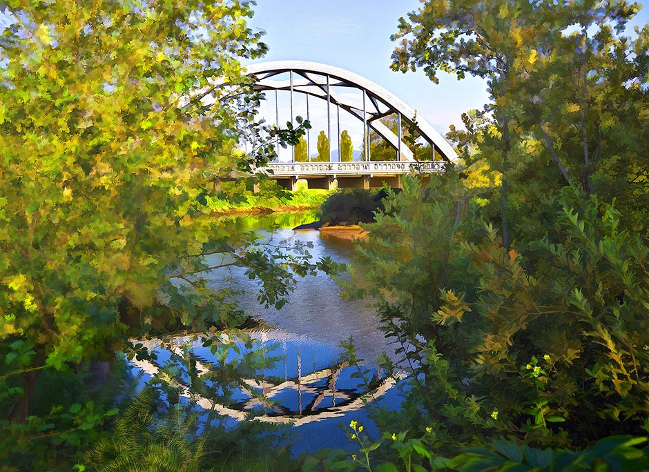 McCullough Bridge over Wilson River