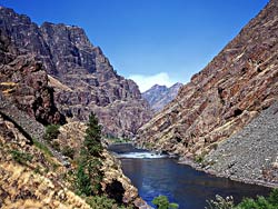 The wild Snake River in Hell's Canyon