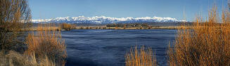 Frozen Pond 203-Baker City Triptych