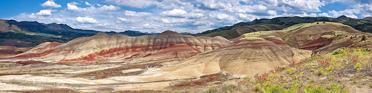 Painted Hills National Monument Panorama