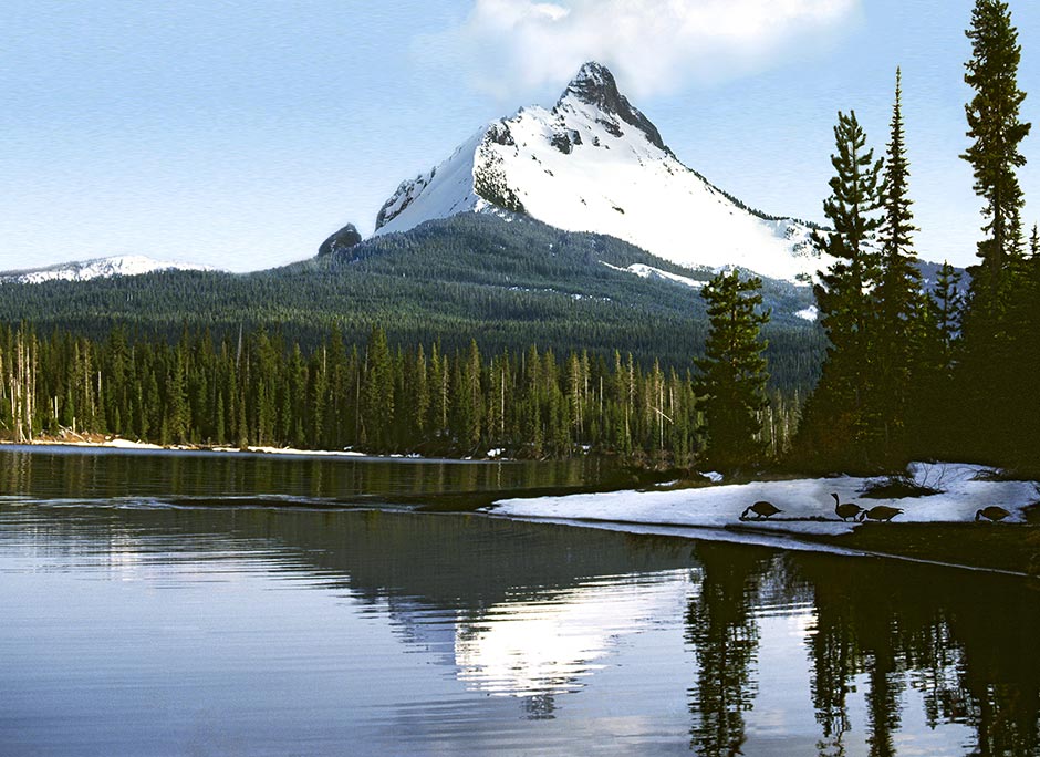 Mt Washington at Big Lake