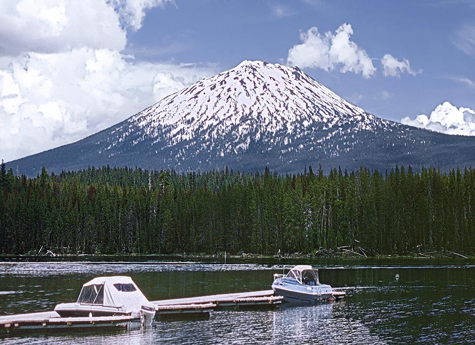 Mt Bachelor and Elk Lake