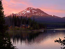 South Sister at Elk Lake