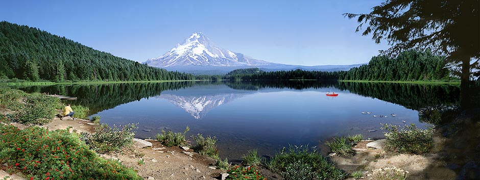 Mt Hood at Trillium Lake