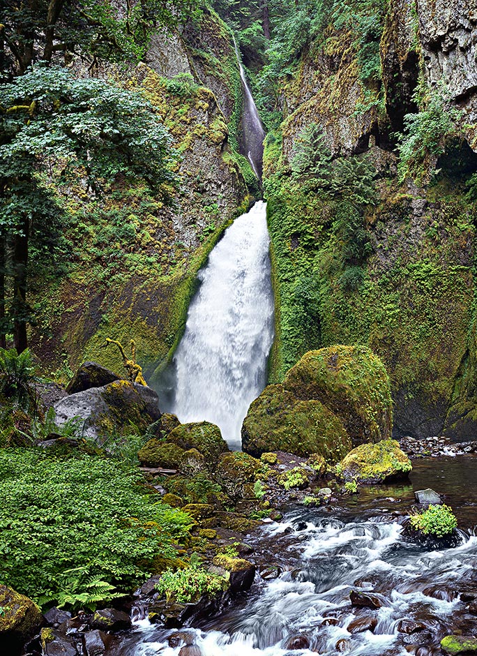 Wahclella Falls Oregon Columbia Gorge Tanner Creek Photo Wahclella Falls Oregon Columbia Gorge Tanner Creek Photo