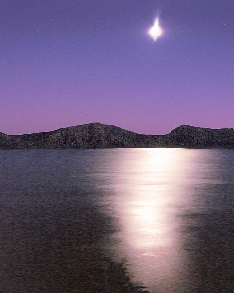 Crater Lake Moonlight