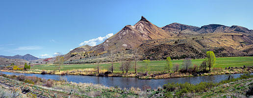 Sheep Rock and the John Day River Panorama