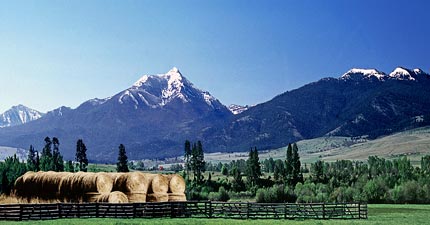 Eastern Oregon Agriculture  Strawberry Mountain Hay Corral