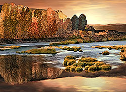 Reflections of John Day River - Clarno