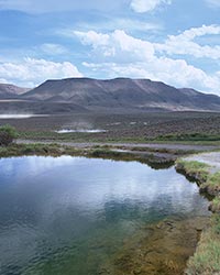 Mickey Hot Springs on the Alvord Desert