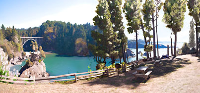 Russian Gulch State Park Panhorst Bridge