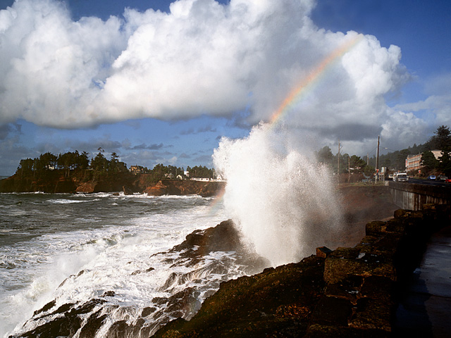 Oregon Coast photo, Depoe Bay Spouting Horn