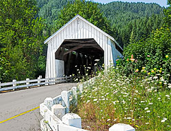 1274 Hayden Covered Bridge over Alsea River, OR Coast 44°22'59.3"N 123°37'50.4"W