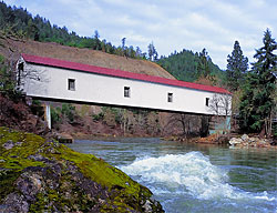 1277 Milo Academy Covered Bridge over Umpqua River,Roseburg 42°56'06.8"N 123°02'20.1"W