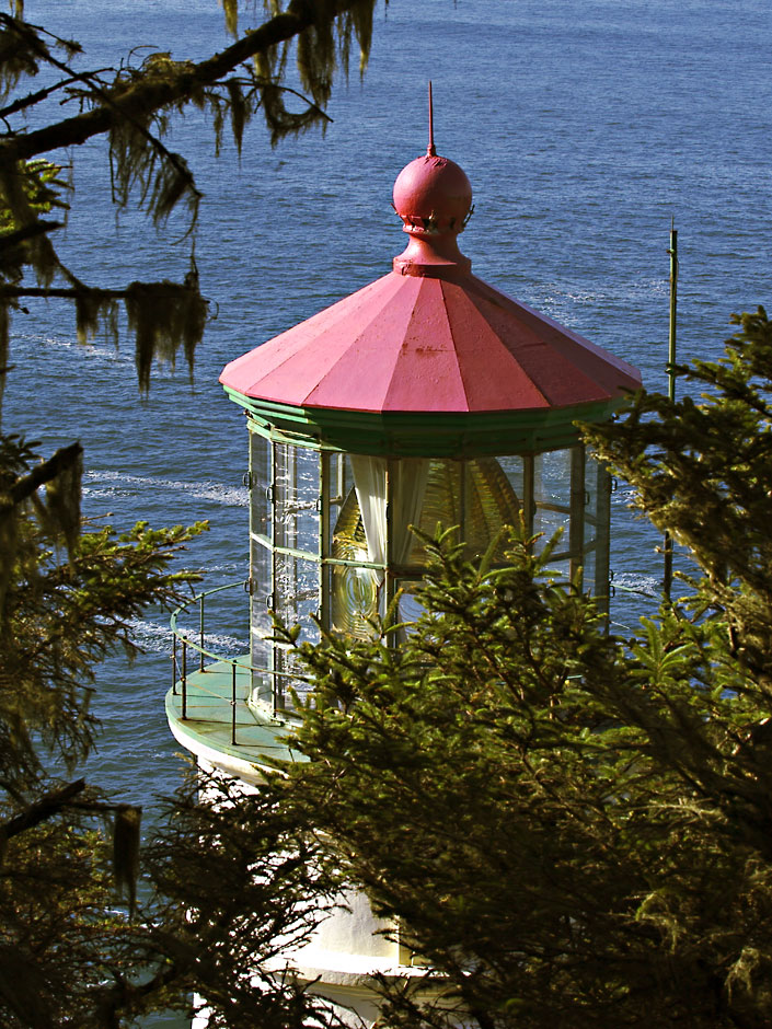 Heceta Head Lighthouse, 56 foot tower built in 1893