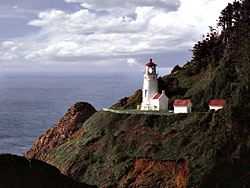 Heceta Head Lighthouse, 56 foot tower built in 1893