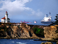 Arago Lighthouse- 44 foot tower built (for the third time) in 1934