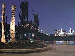 1912 Steel Bridge - Friendship Circle sculpture by Lee Kelly