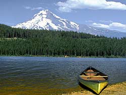 Timothy Lake in Clackamas County; Mt Hood