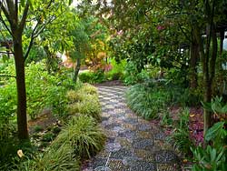 Pathway to Moon Locking Pavilion