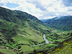 the Imnaha River in Imnaha Valley