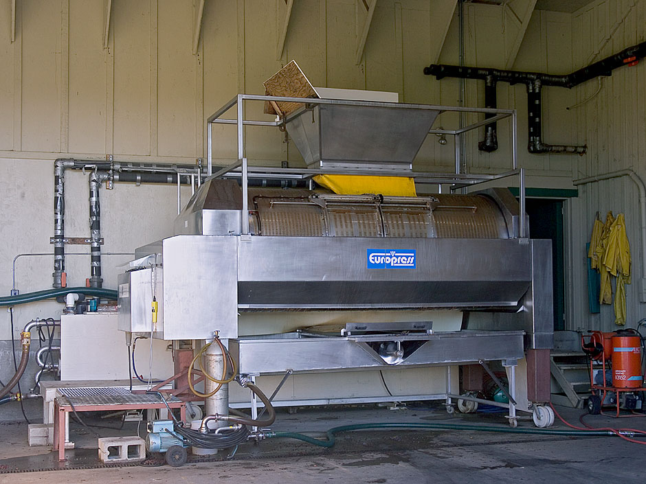 Processing Equipment at Foris Vineyards Winery