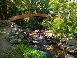 Lithia Park Bridge in Ashland