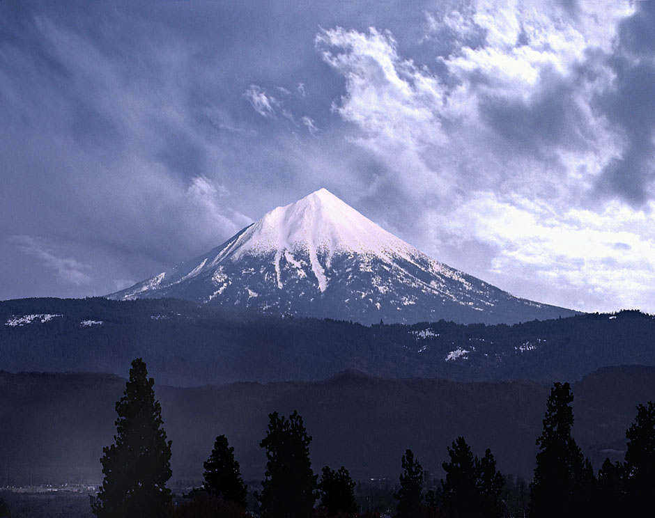 Mt McLoughlin in the southern Cascades