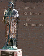 Chief of Nez Perce (Indian name=Thunder Rolling in the Mountains)