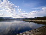 Hagg Lake Clouds in reflection; Scoggins Valley Park in Washington County, Oregon