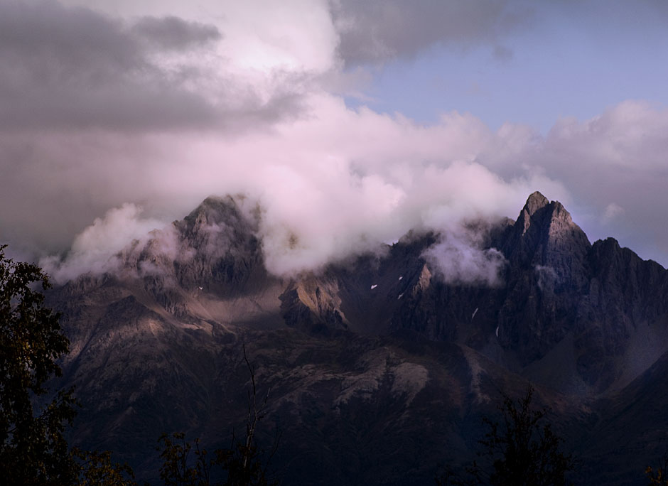 Buy this Clouds erupting from Matanuska Peak - Wasilla, AK picture