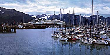 Seward Alaska at the head of Resurrection Bay