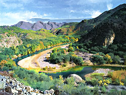 Bend of the Gila River -North of Tucson- West of Phoenix