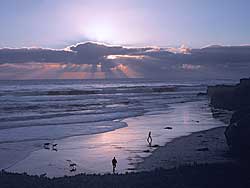 Santa Cruz Twilight; Santa Cruz county south of San Francisco