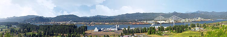 Longview on the Columbia River (Washington Industry)