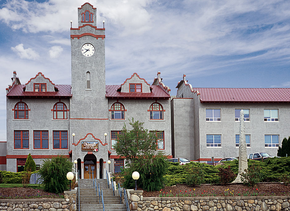 Buy this Okanogan County Courthouse in the city of Okanogan, WA picture