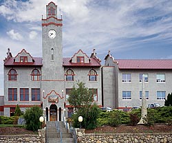 Okanogan County Courthouse in the city of Okanogan, WA