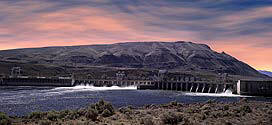 Rock Island Dam on the Columbia River