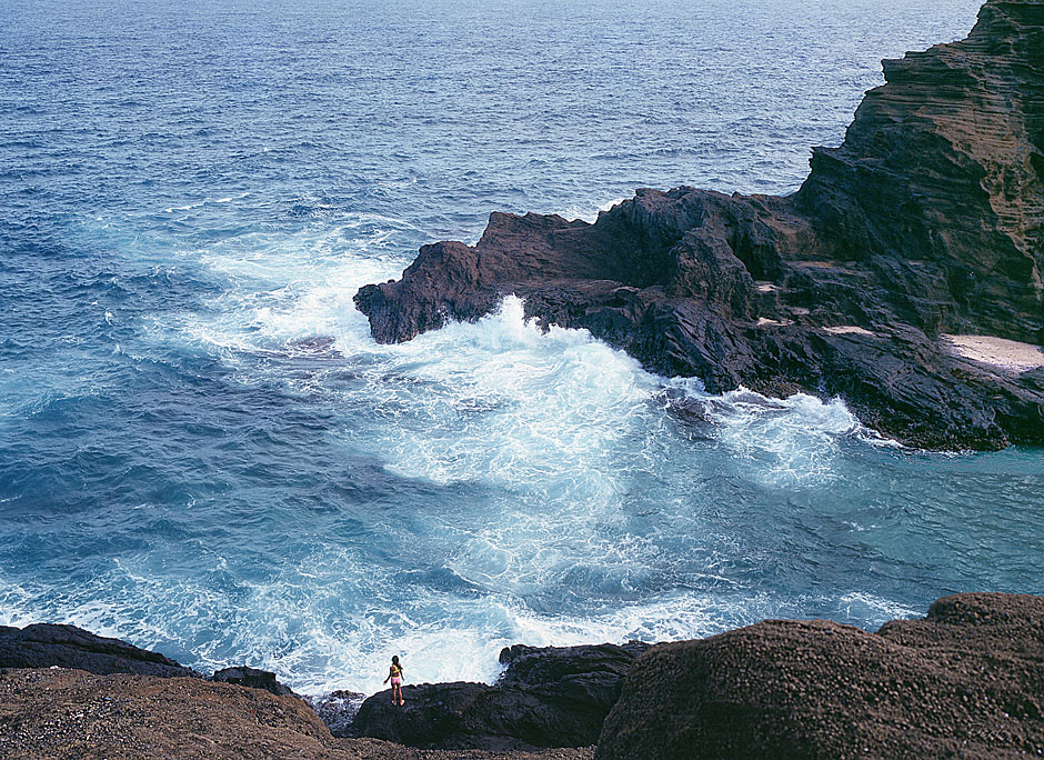 Buy this Swimmer at Oahu beach picture