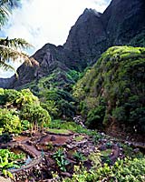 Iao Needle Park in Maui, Hawaii