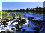 Falls on Snake River at Idaho Falls